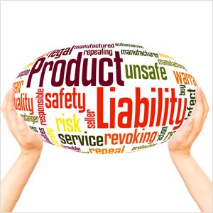 Hands holding a product liability word cloud, representing various legal aspects of a product liability claim. - Escamilla Law Firm, PLLC